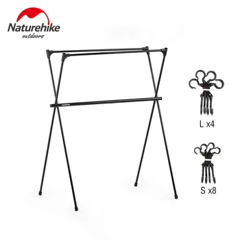 Naturehike Indian Hanger Aluminum Alloy Hanging Rack Camping Equipment 네이처하이크 인디언행어 알루미늄 합금 교수형 랙 멀티 도구 ChenYi Camping Hanging Rack 휴대용 캠핑 장비