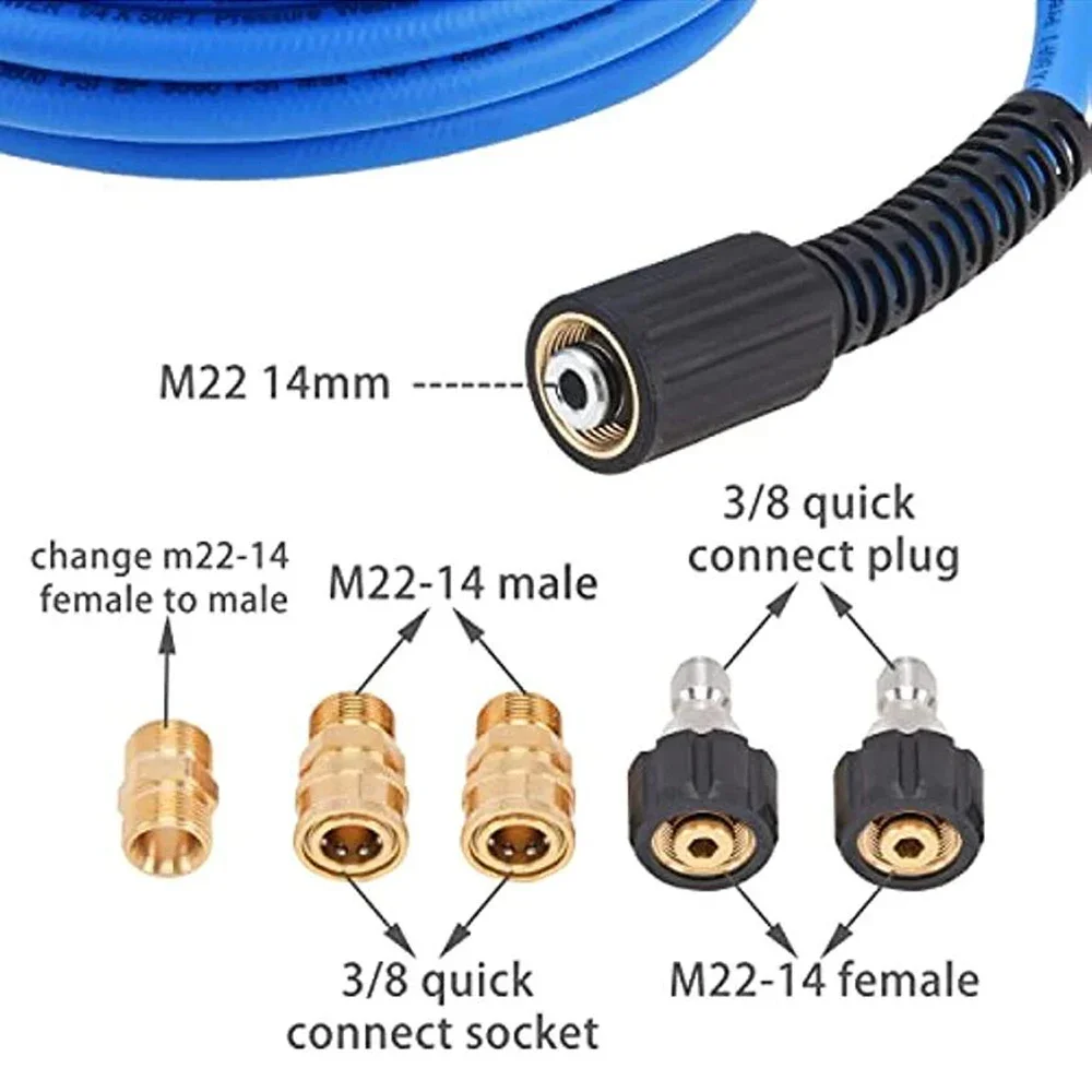 ���� �ͼ� ���� ȣ��, ���� ���� �Ŀ� �ͼ� �ͽ��ټ� ȣ��, M22 ����, 3600PSI, 1/4 ��ġ, 100FT, �ڵ��� �׼�����