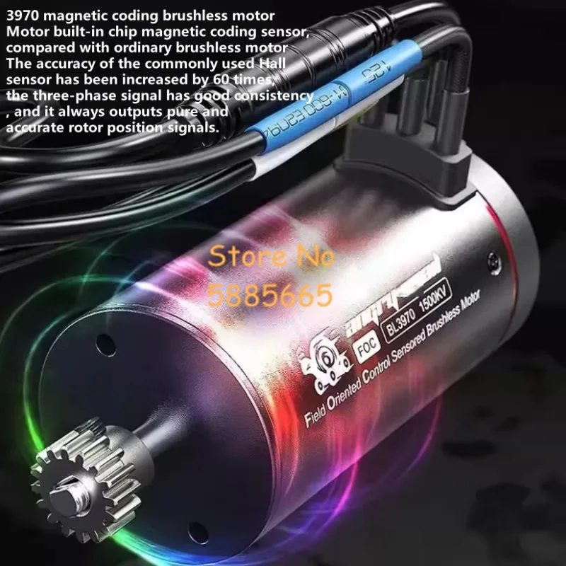 Professional Brushless Off-Road High Speed RC Truck Car 1/8 4WD Climbing Differential Lock Electric Remote Control Truck Vehicle 4