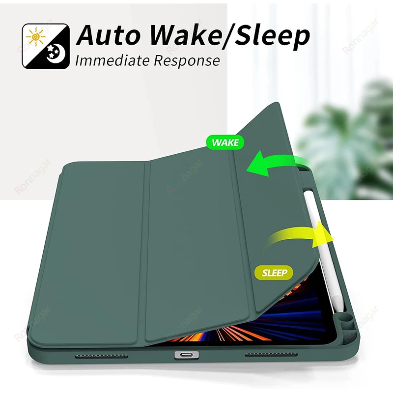 Lápis Case de Carregamento para Ipad Air 5ª Geração Case Air 4th Gen 10.9 Ipad 10.2 9th Ipad 10th Pro 11 10.5 Suporte 2ª Geração - Imagem 4