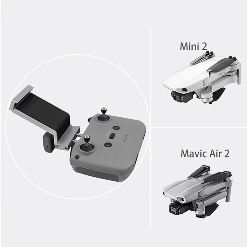 Utilisation du support tablette extensible pour télécommande DJI Mini 2, Air 2 et Mini 3 en plein vol