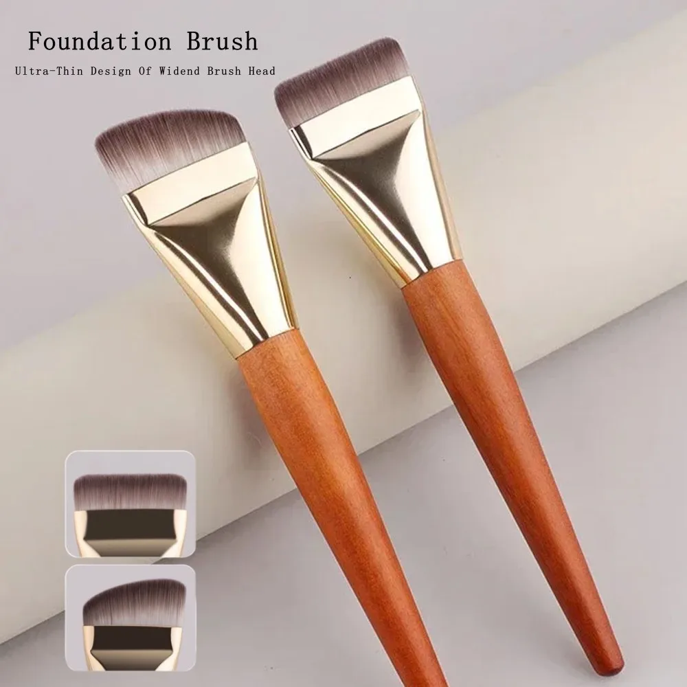 

Ultra Thin Foundation Brush Lightweight And Thin Face Contour Brush Flat Contour Brush Blending Foundation Cream Makeup Brushes