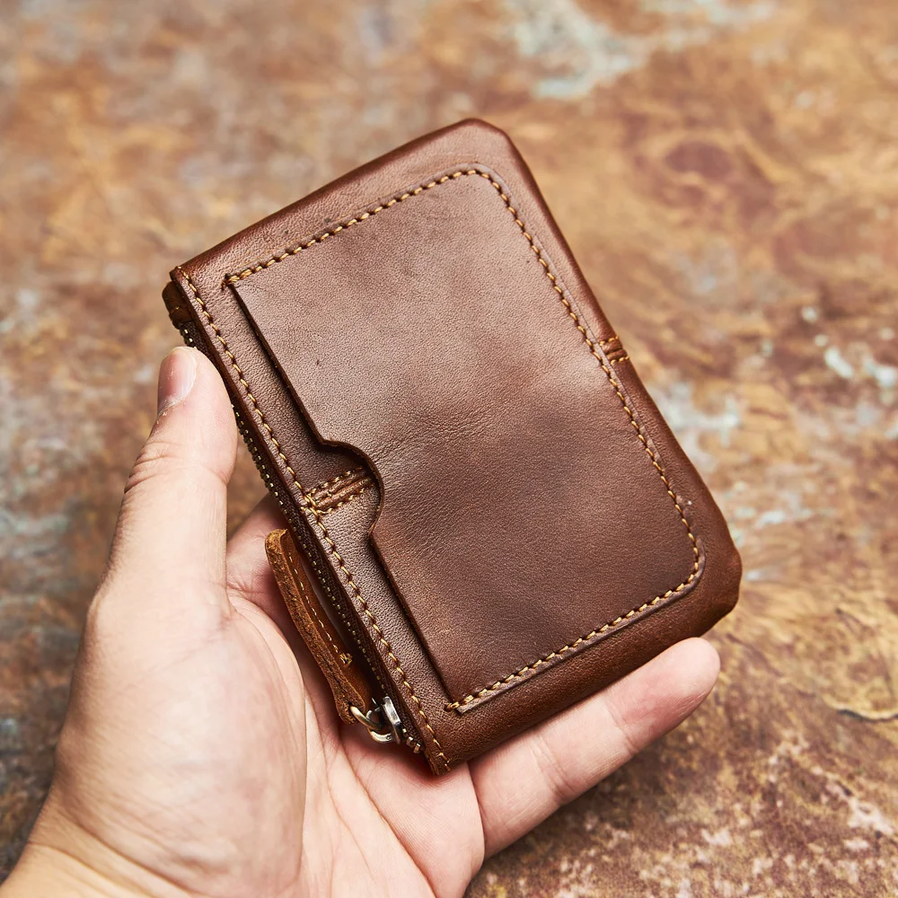 NASVA Genuine Leather Wallet Men's Wallet Women's Wallet Card Case Small Wallet Cowhide Wallet Coin Pouch Key Pouch coin purse women wallet card wallet