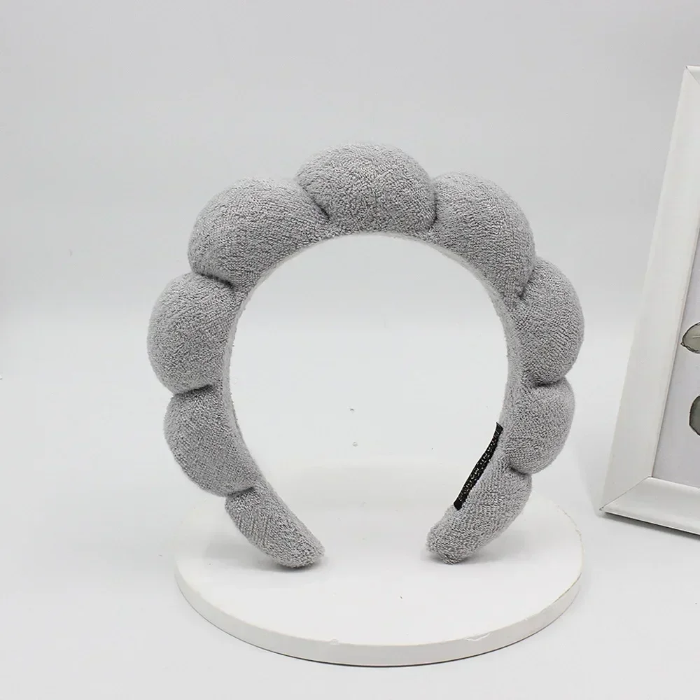 Luxurious Spa Headband for Women – Plush, Ultra-Soft and Versatile Hairband for Skincare, Yoga, and Facial Treatments
