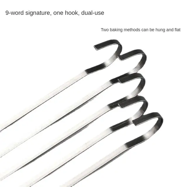 Különleges Jel A Lapos Barbecue Kolbász Pörköltet 9 Betűkészlettel Hook Acélpálcával Vastagság: 1 Mm Rozsdamentes Acél Szélesség: 5 - Image 2