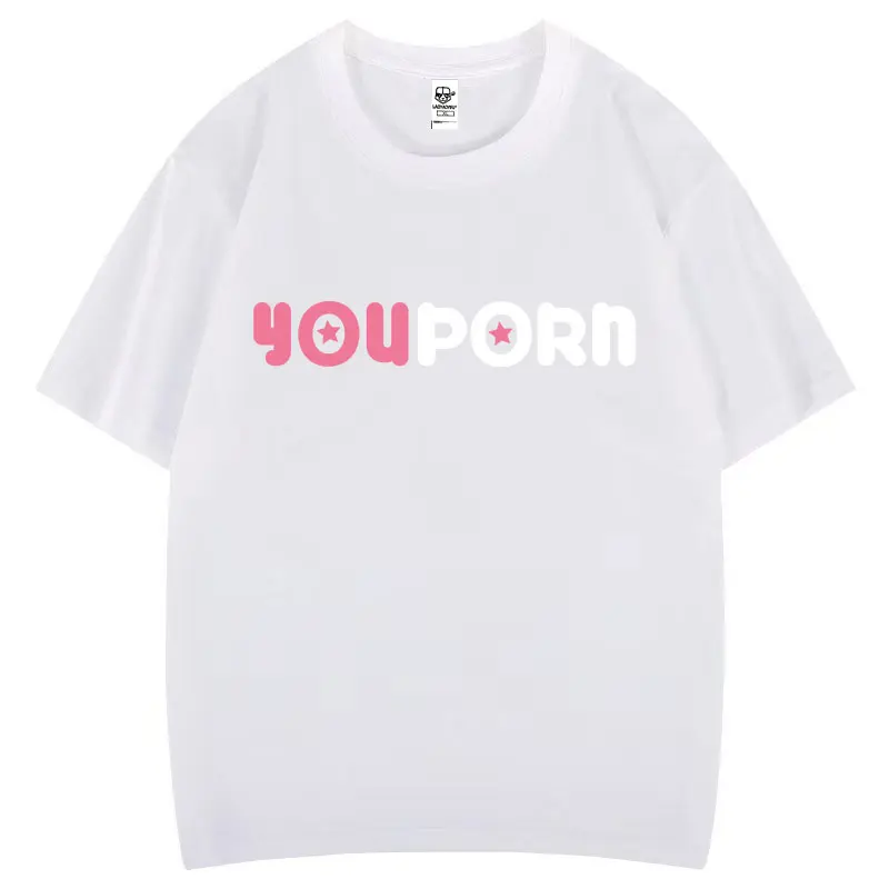 Männer Frauen YouPorn Qualität Baumwolle T Camisa Roupas Masculinas Kurzarm Oansatz Street Fashion Atmungsaktive Grafik T Shirts – Detail 3