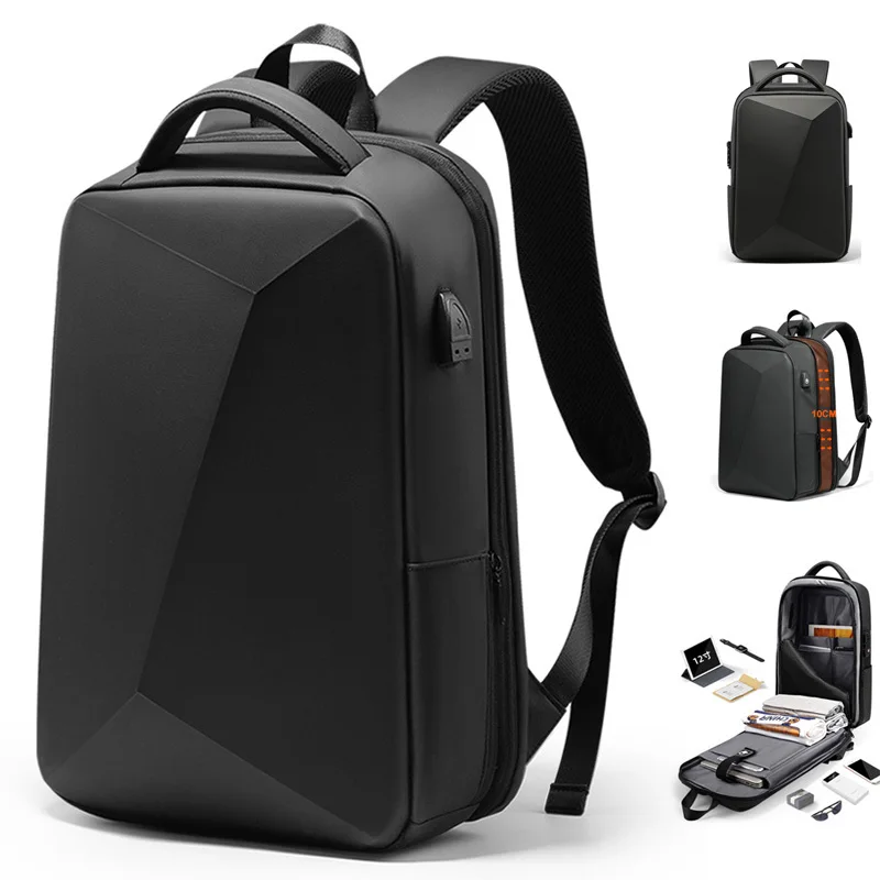 

17 In Laptop Backpack Anti-theft Waterproof School Backpacks USB Charging Men Business Anti Theft Travel Bag Backpack