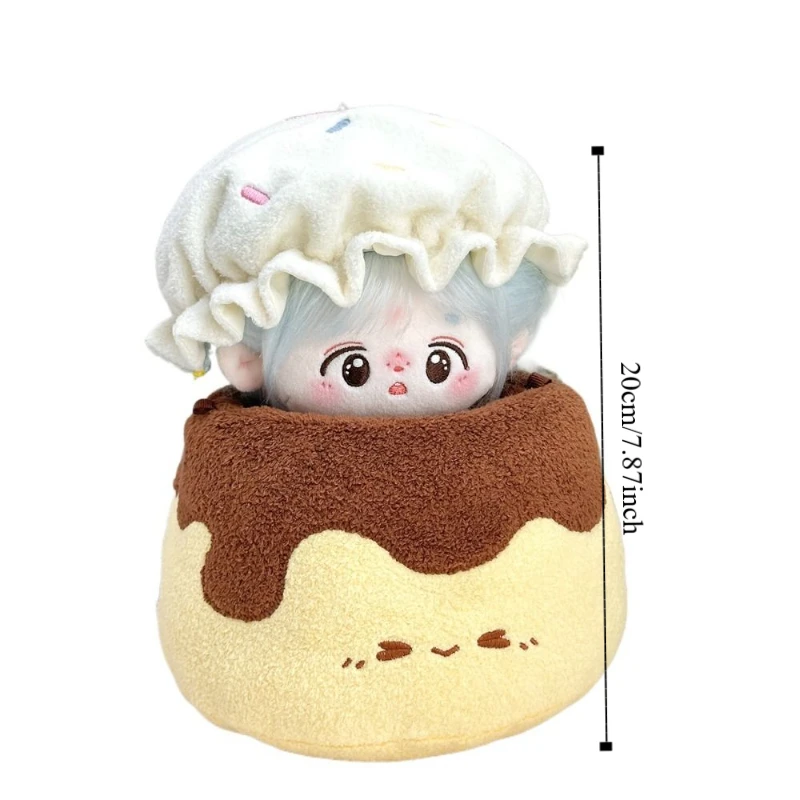 Dessert Party Series 20cm Doll Clothes Cute Design Versatile Style Cotton Doll Dress 20cm Size No Attribute Set