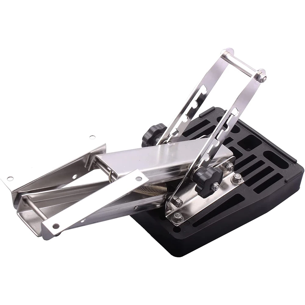 Marine Outboard Motor Mount Bracket Heavy Duty Aluminium Auxiliary Boat Up to 20hp Hardware Dropshipping Boat Accessories