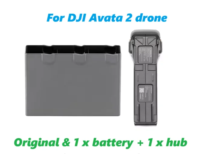 แบตเตอรี่โดรน DJI Avata 2 แท้ 2150mAh พร้อมฮับ รอบใช้งานน้อย