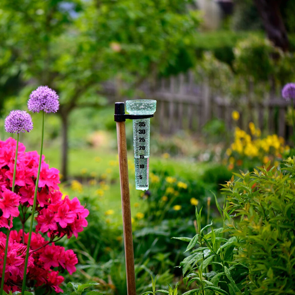 Polystyrene Rain Gauge Up To 35mm Garden Outdoor Yard Rainfall Measurement Precipitation Gauge for Measure And Collect Rainwater