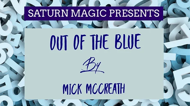 

Out of the Blue by Mick McCreath (Gimmick+online instruction) Magic Tricks,Close up Magic,Goocheltrucs Professionele Close-Up