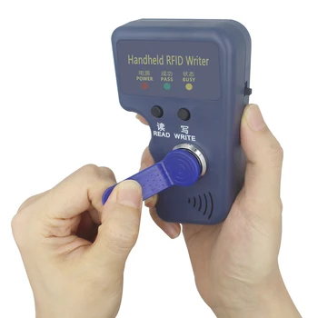 125kHz TM Copier RFID Card Reader Copier Duplicator Handheld RFID Writer for T5577 EM4305 CET5200 TM Chip Cards 1
