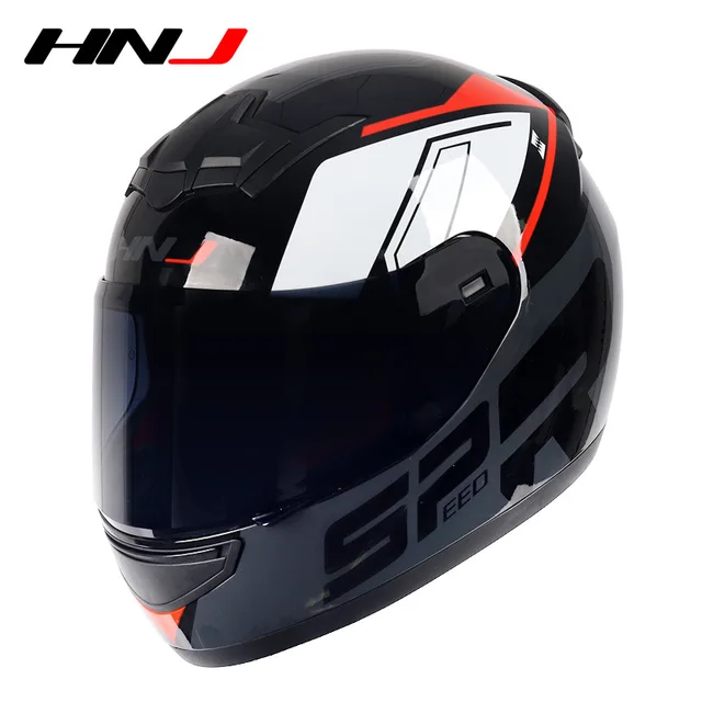 Full Helmet Motorcycle Kask Casco Moto Female Cycling Cap Horn Pink Man Motorcross Motorbike Helmet Casco De Moto HNJ939 939BlackLenHelmet