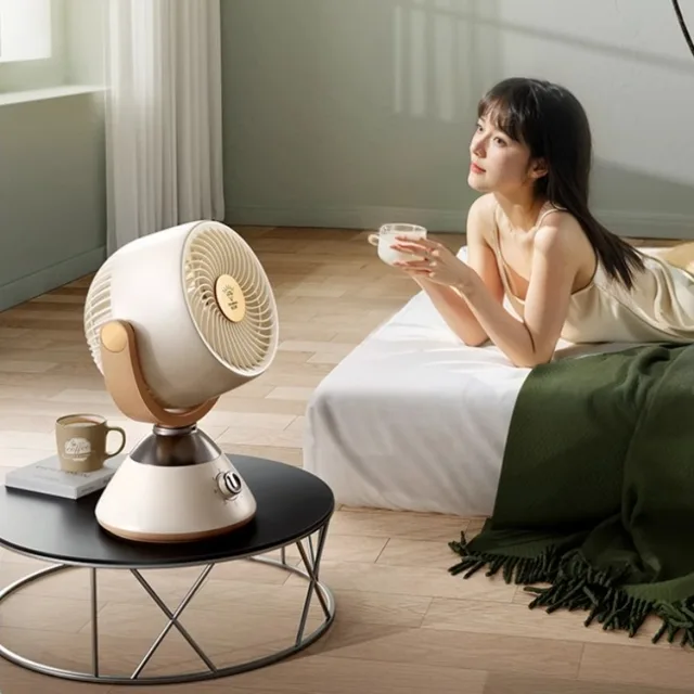 Compact Standing Three-Speed High-Wind Multi-Functional Air Circulation Fans Low Noise High-Speed Motor Deak Fan Portable 5