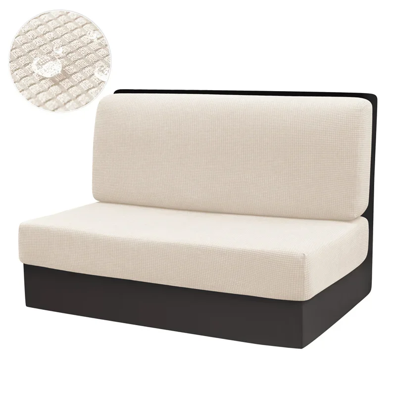 2pcs/set Water Repellent RV Dinette Cushion Covers Stretch Armless Camper Car Bench Seat Covers Recreational Vehicle Sofa Cover 5