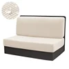 2pcs/set Water Repellent RV Dinette Cushion Covers Stretch Armless Camper Car Bench Seat Covers Recreational Vehicle Sofa Cover 5
