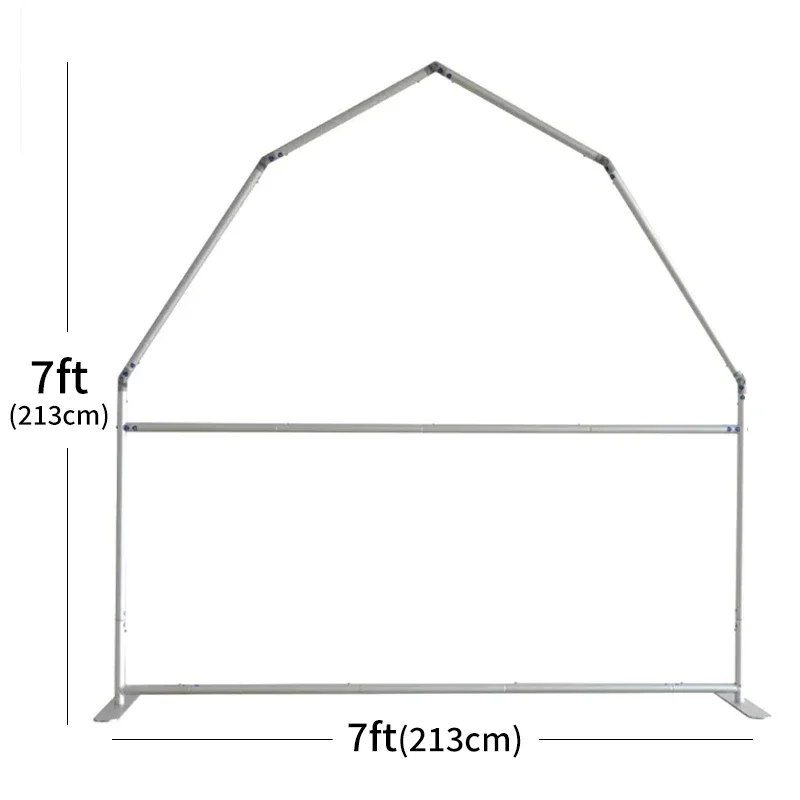 7ft Fram Barn Arch Background Frame DoubleSided Printing House Backdrop Cover for BabyShower Kid Birthday Christmas Decor