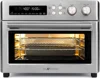 Heating Air Fryer Toaster Oven, Extra Large Countertop Convection Oven 10-in-1 Combo, 6-Slice Toast, Enamel Baking Pan Easy Clea 1