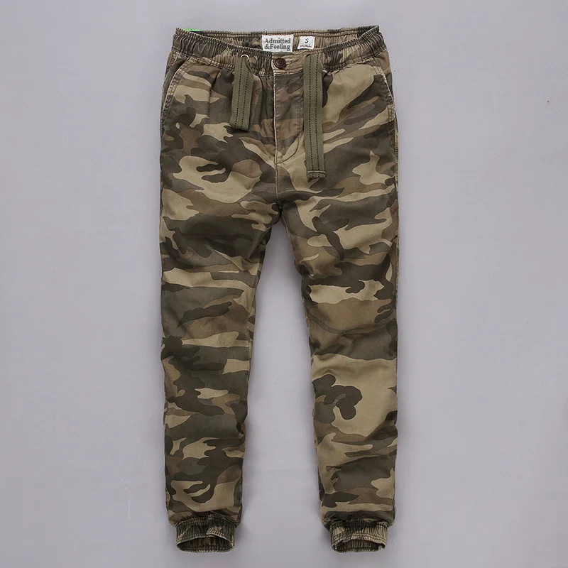 

Men's Autumn Jogger Pants Camouflage Cargo Pants Fashion Spring Street Wear Male Spring Casual Pants Hiking Pants