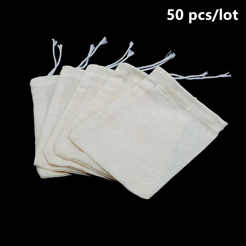8x10 Inch Cotton Muslin Drawstring Bags - 15 Pack For Candy, Storage, Gifts