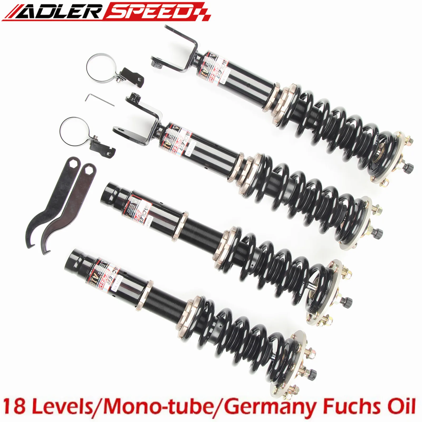 

ADLERSPEED 18 Damper Adjust Coilover Loweirng Shocks For Honda Accord 08-12/Acura TSX 09-14