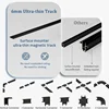 Smart Home Tuya Zigbee Remote Control 6mm Thin Surface Mount Magnetie Track Light Ceiling System Black White Lamp Lighting DC48V 2