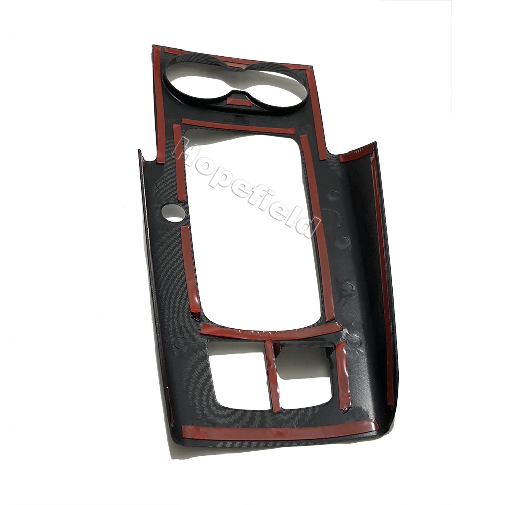 Carbon Fiber Center Console Car Gear Shift Panel Drink Holder Water Cup Frame Cover for Audi A3 8V S3 2014-2020 Accessories