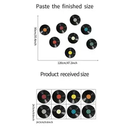 Versatile Reusable Self - Adhesive Wall Art Décor (Black)