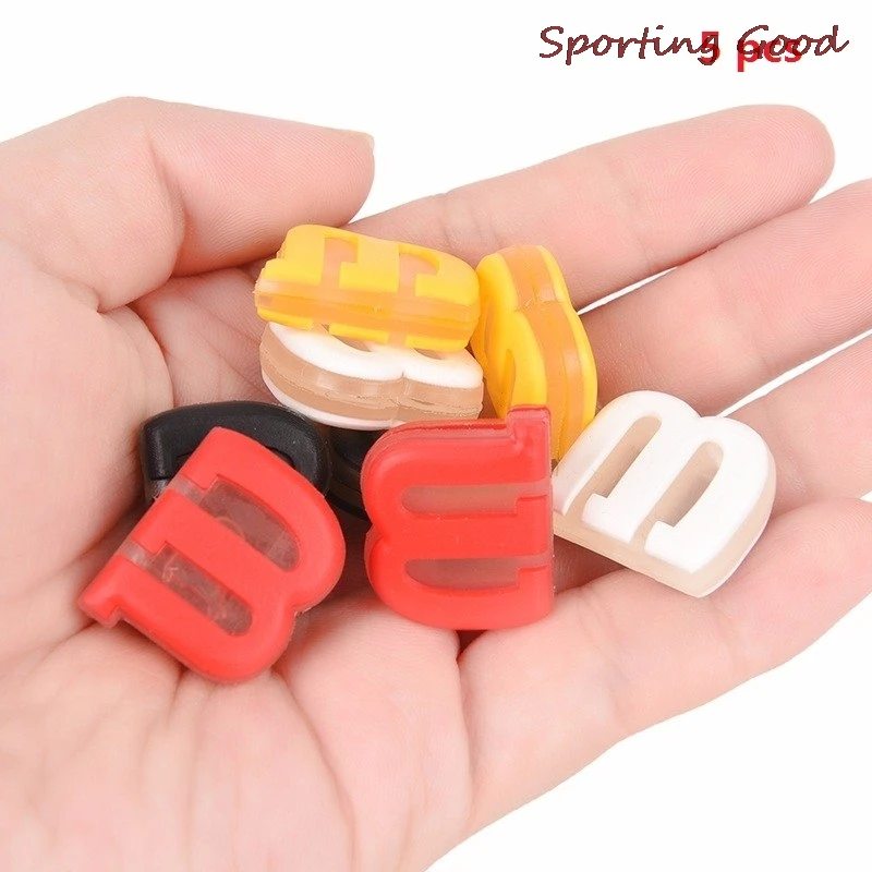 5pcs Tennis Racket Damper Shock Absorber Reduce Vibration Damper