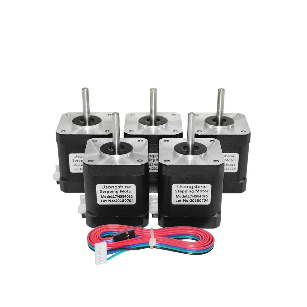 Nema 17 4-lead Stepper Motor 42 Motor 17HS8401S 1.5A CE ROSH ISO for CNC Laser and 3D printer
