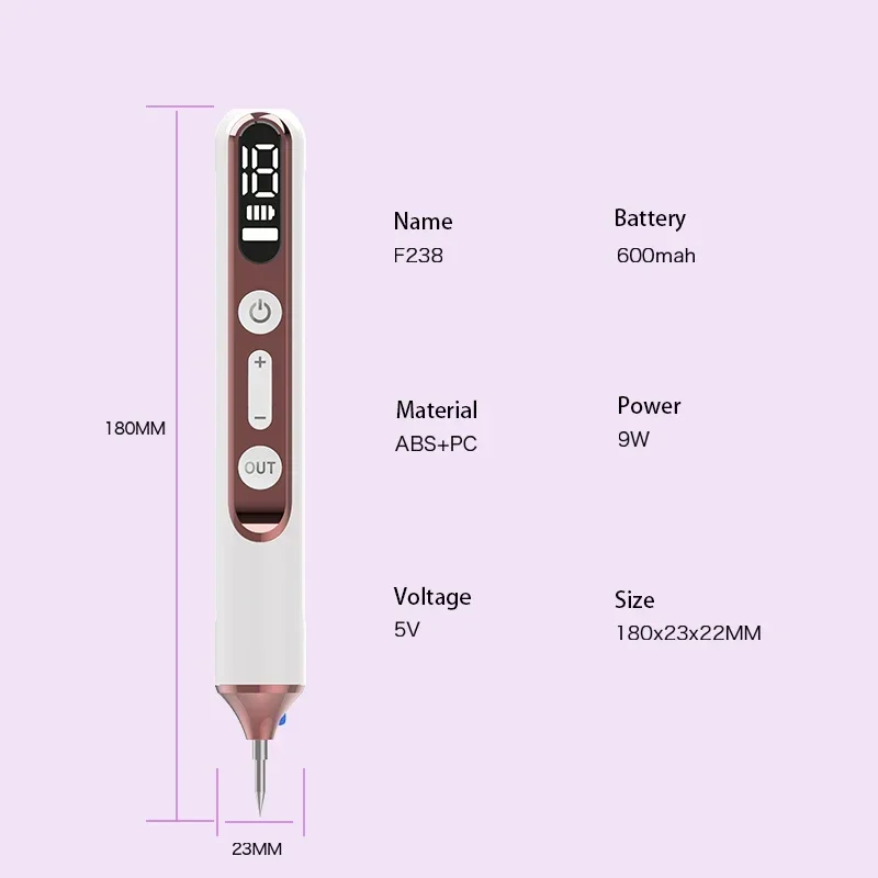 Laser Plasma Pen Needles Set Remover Skin Black Dots Laser Pen Wart Spot Freckle Tattoo Dark Nevus Flat Removal Face Skin Care