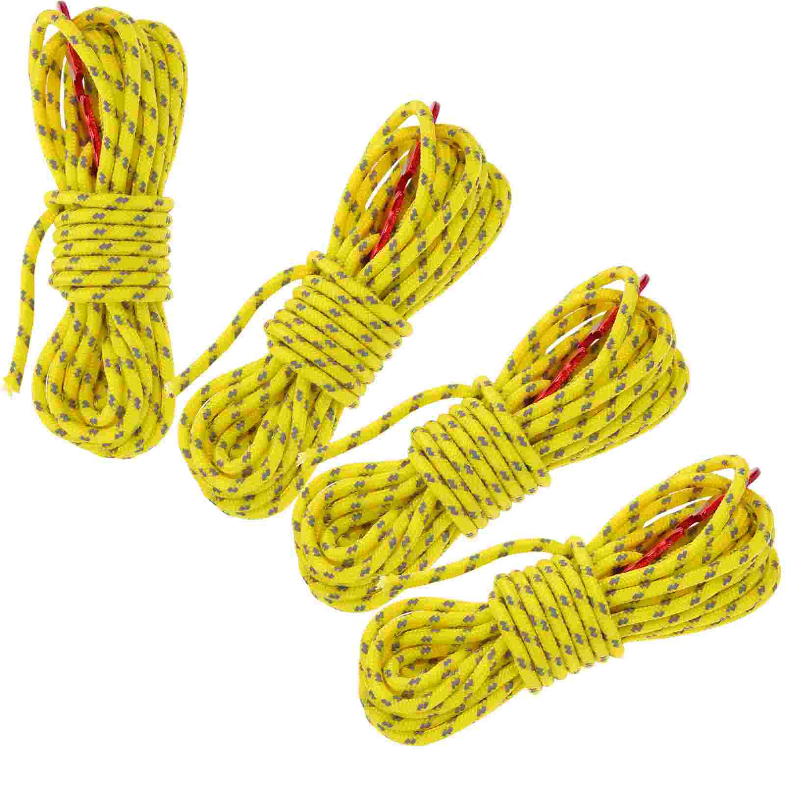 

4 Pcs Tent Rope Cord Camping Accessories Multifunction Guy Line Reflective Tents