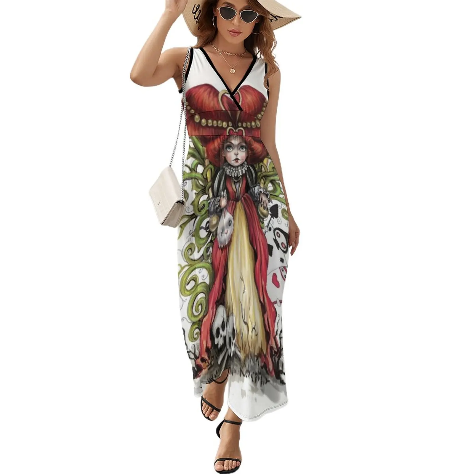 

The Red Queen Sleeveless Dress elegant women's sets dress summer 2024 women women formal occasion dresses