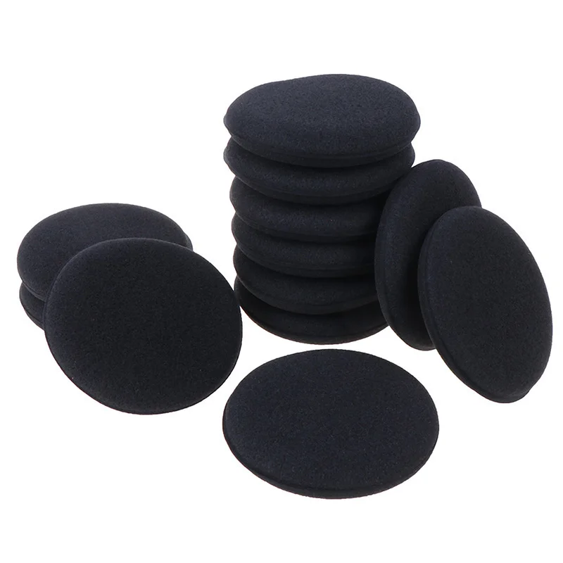 12/6PCS Car Waxing Polish Wax Foam Sponge Applicator Pad Round Car