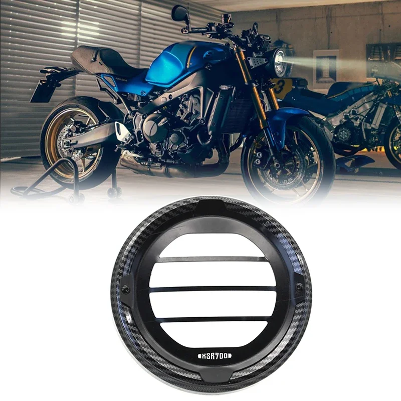 

XSR900 2022 2023 защитная накладка на фару мотоцикла, накладка на фару гриля, передняя светодиодная защита для Yamaha XSR 900, аксессуары
