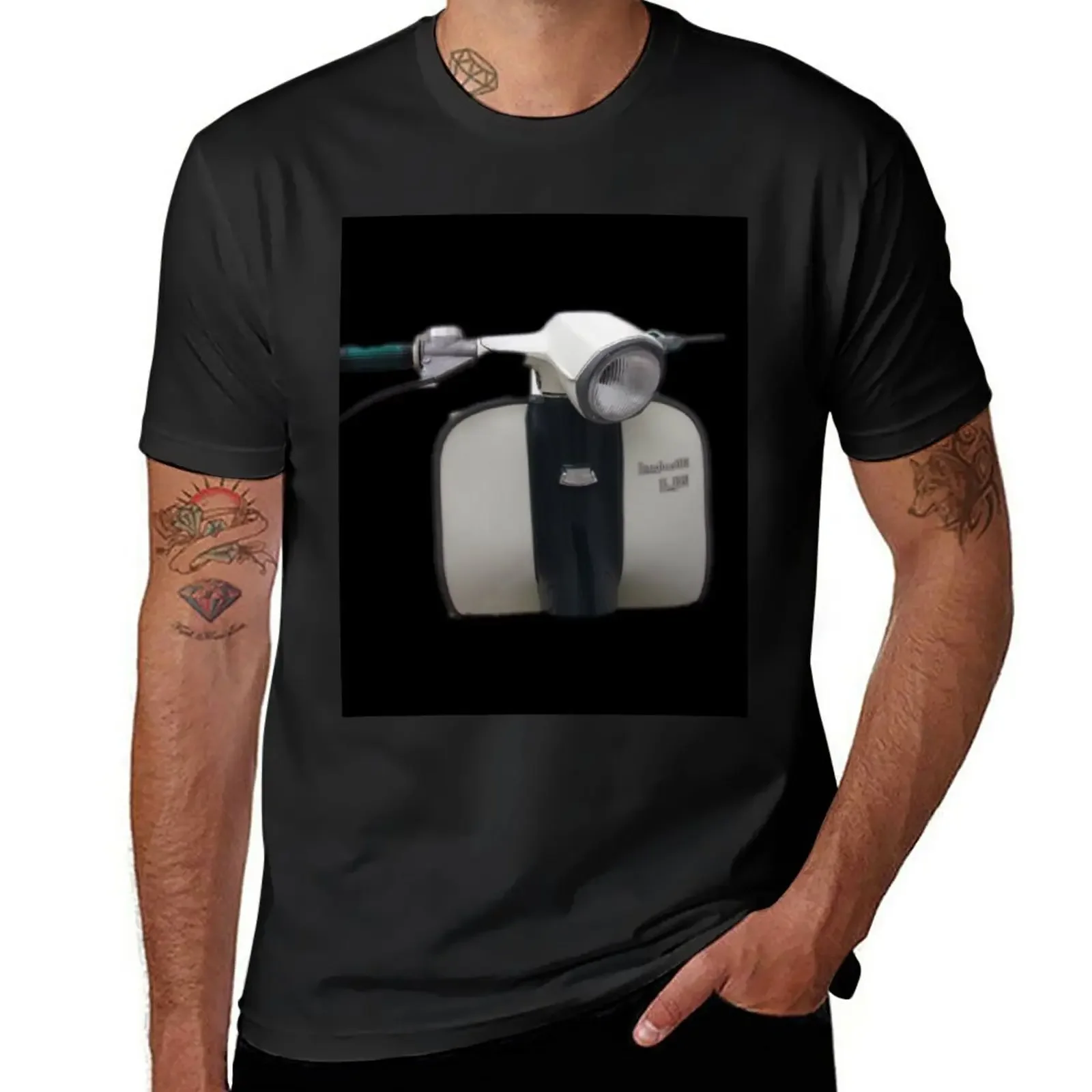 Maglietta In Lambretta Vestiti Hippie Vestiti Anime Vestiti Vintage Magliette Nere Per Uomo