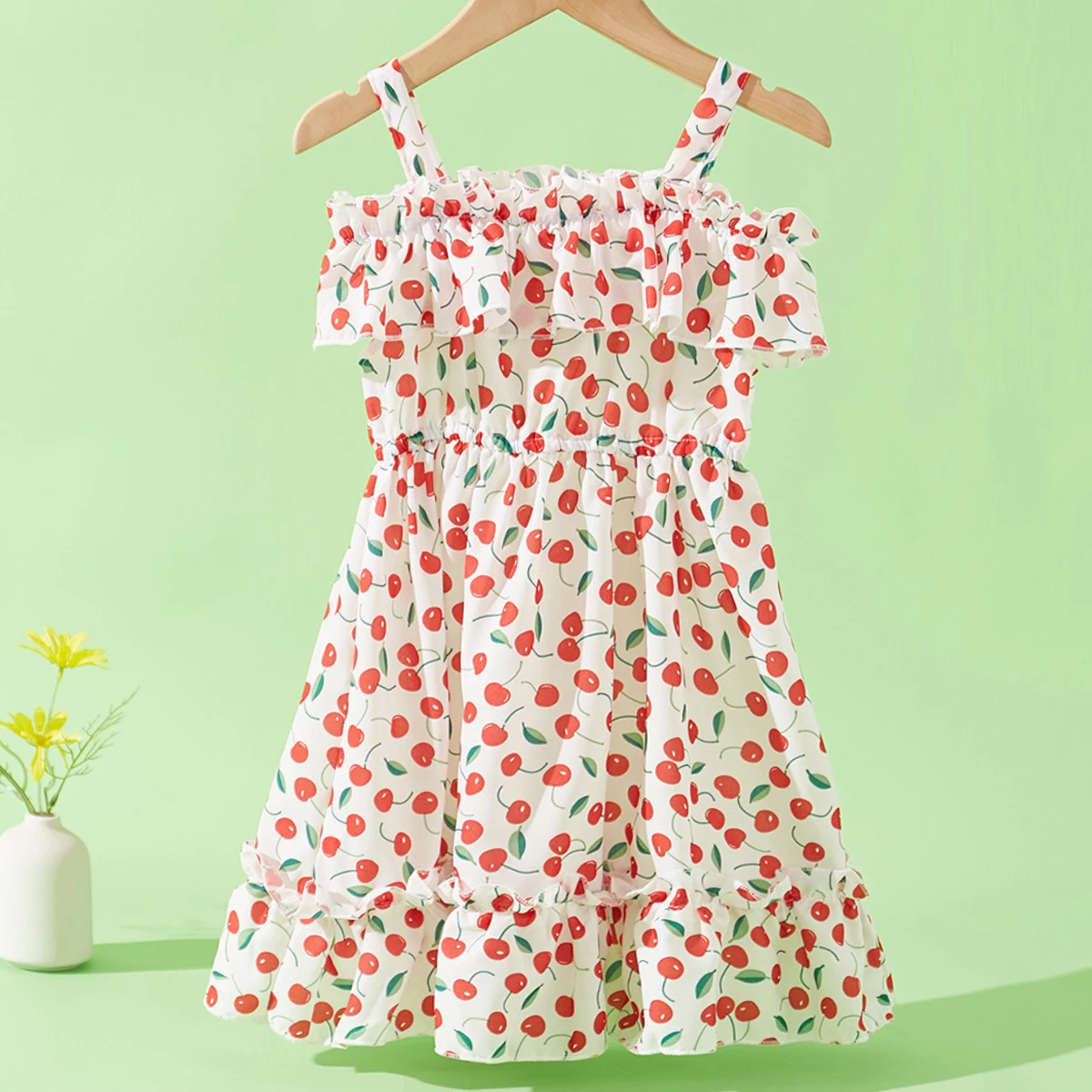 

Baby Kids Floral Print Dresses for Girls Clothes Party Summer Outfits Teenagers Sleeveless Children Costumes 4 5 6 8 10 12 Years