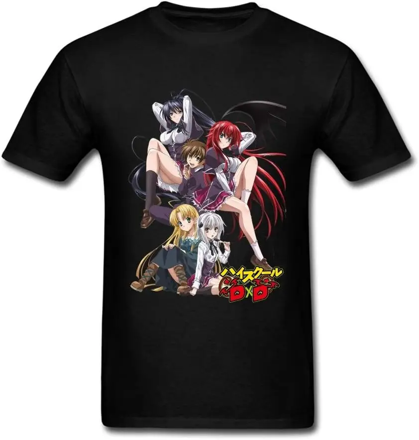 

SUNRAIN Men's Highschool DxD Anime Poster T Shirt