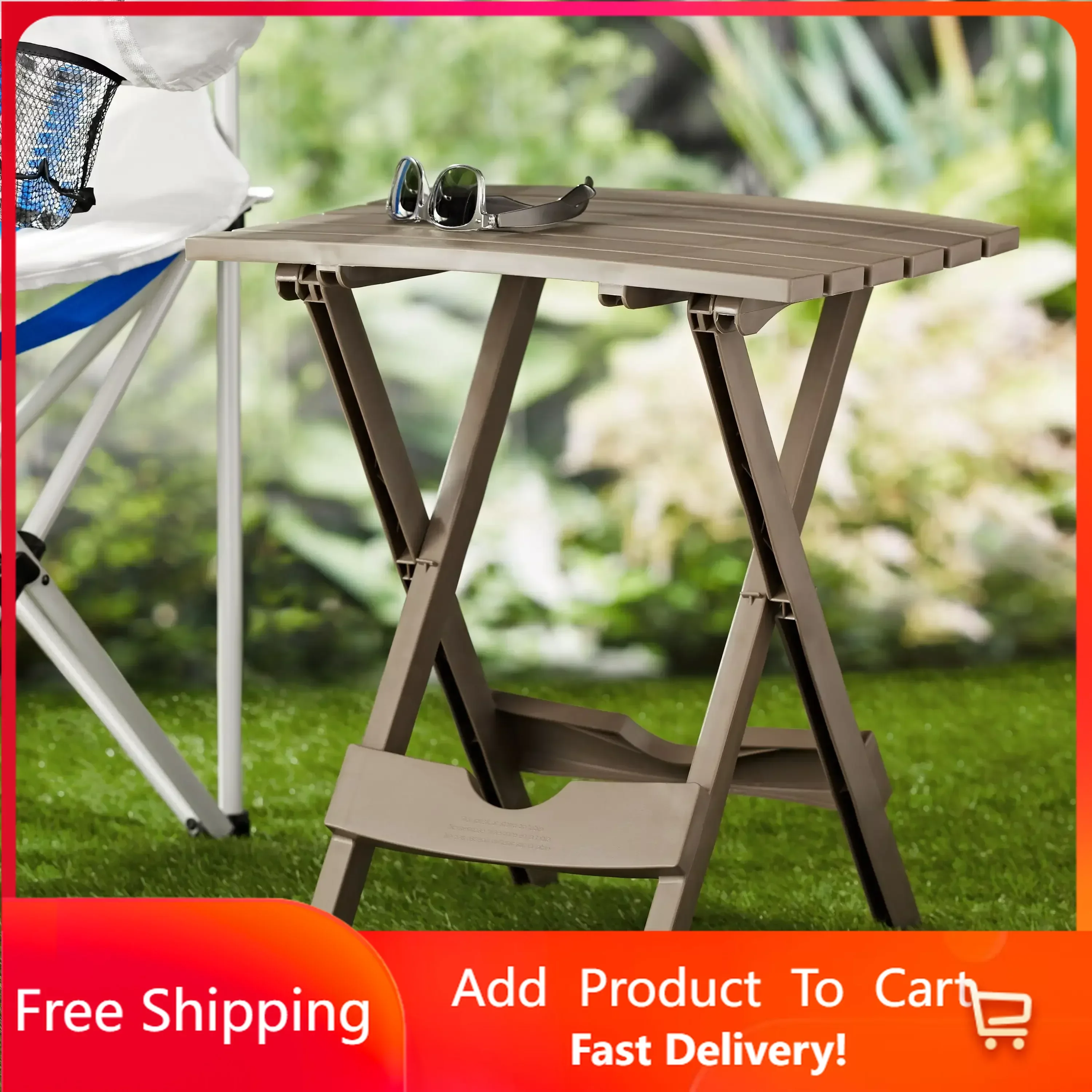 

Quick-Fold Compact Side Table Portobello Folding table Rapid Transit Free Shipping