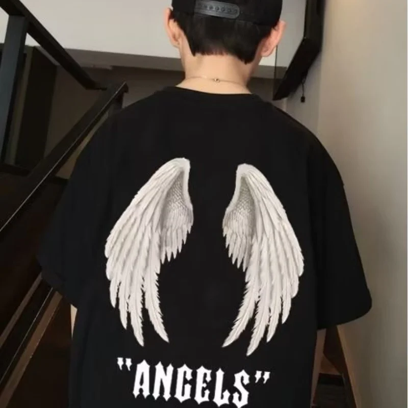 2023 Summer Children\'s Clothing Boys T Shirt Tops 100%Cotton Streetwear   Fashion Print Cartoon Tees Children\'s Short Sleeve