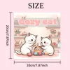 COZY CAT Bold-easy Patterns Coloring Book for Adults Cute Drawing Book Perfect Gift for Party and Birthday 2