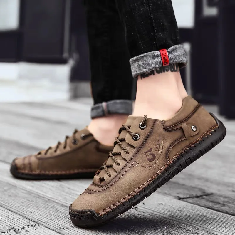 Sapatos Casuais Tipos Calado Para Homem Calçado Casual De Couro