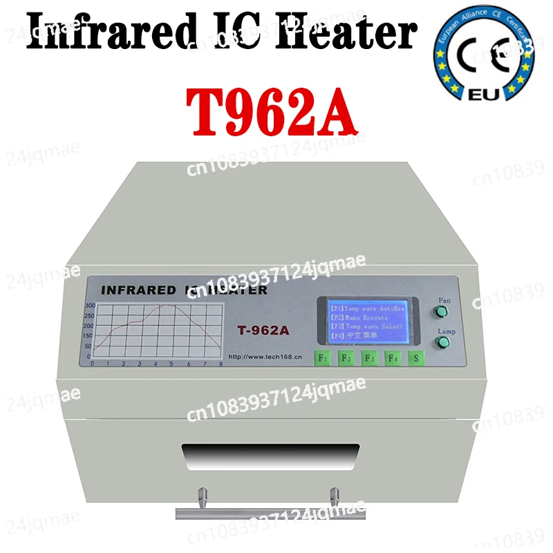 

T962C Infrared IC Heater Reflow Solder BGA SMD SMT Rework Station with Smoke Channel Welding Area 600x400mm 110V/220V