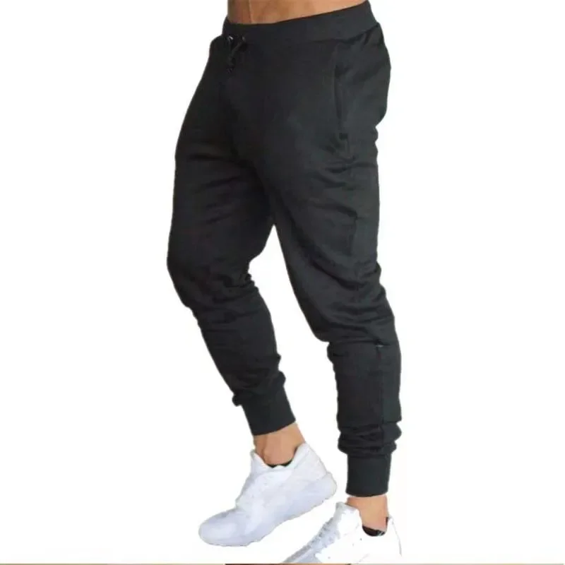 2024 New Jogging Men Sport Sweatpants Running Pants Pants Men Joggers Cotton Trackpants Slim Fit Pants Bodybuilding Trouser 4