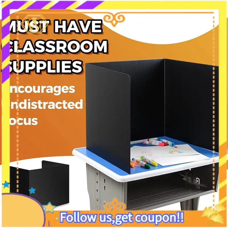 Latest-Student Desk Dividers-Waterproof Plastic Learning Bucket Dividers, Classroom Folders Teacher Supplies Easy-To-Clean