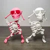 Halloween Toy Wind-up Dancing Skeleton Toy Kids Toddlers Mini 3D Print Shaking Skull Spring Clockwork Toy Funny Halloween Gifts 5