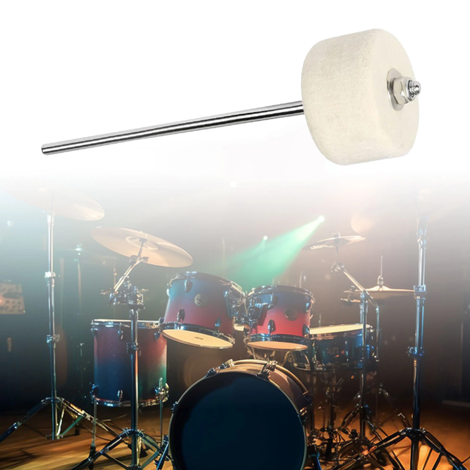 Bass Drum Pedal Mallet Durable Percussion Instrument Accessories Kick Drum Foot Pedal Lightweight Replacement Parts drum percussion accessories drum accessories