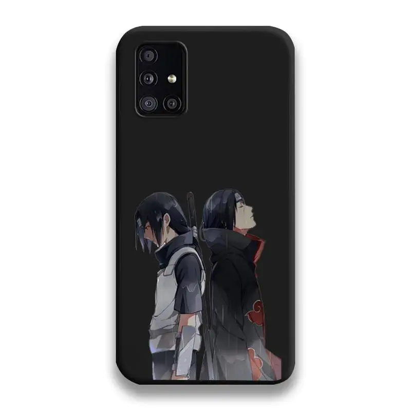 silicone cover with s pen Uchiha Itachi Naruto Phone Case For Samsung Galaxy A52 A21S A02S A12 A31 A81 A10 A20E A30 A40 A50 A70 A80 A71 A51 5G kawaii samsung cases Cases For Samsung