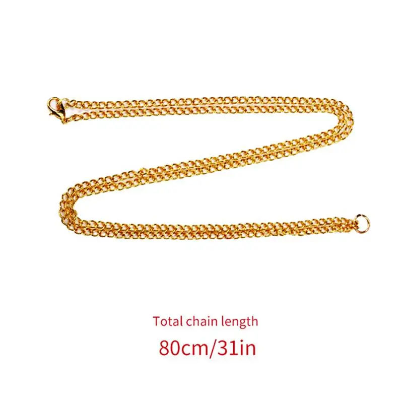 Pocket Watch Chain 80cm Length Necklace Sweater Chain for Pocket Watches & FOB Watches